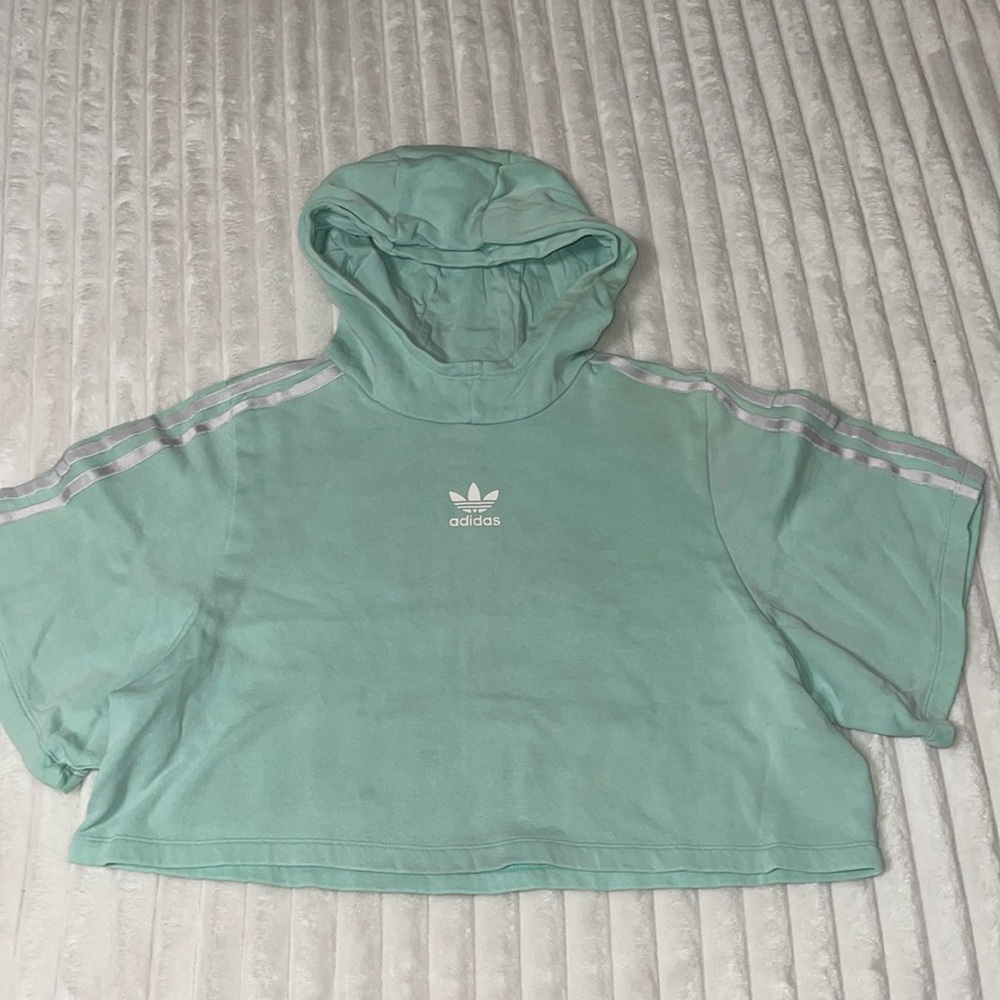 Adidas Originals Short Sleeve Hoodie | Size Large Kids